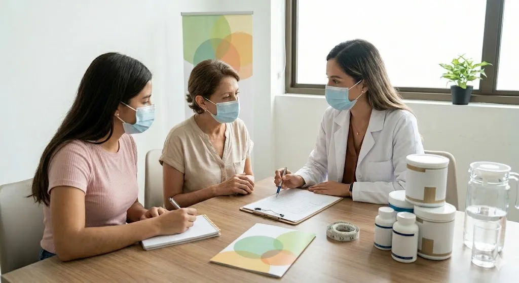 Evaluación nutricional y entrega de suplementos